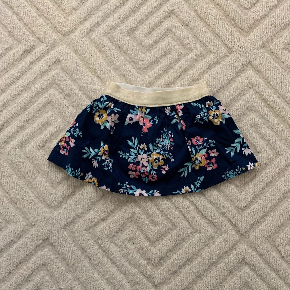 Infant floral skirt